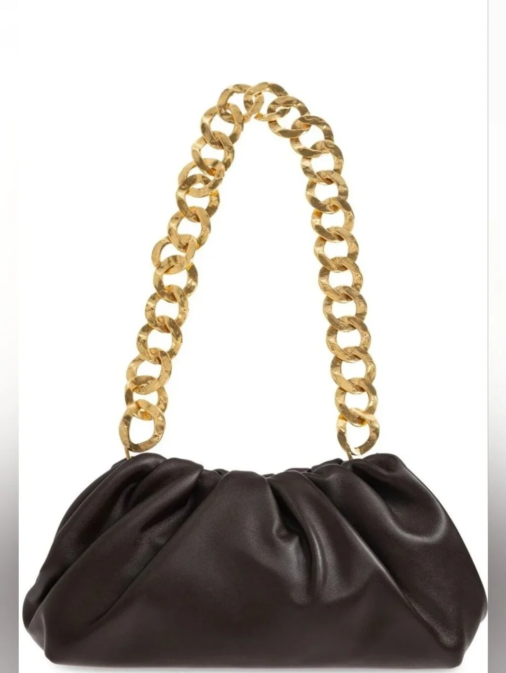 Cult Gaia Dulce Shoulder Bag in Luwak brown Nwt